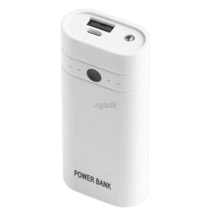 Planet Gates White 2x18650 Battery Charger 5V USB Mobile Power Bank Case Kit DIY Box Phone Case Z17 Drop ship