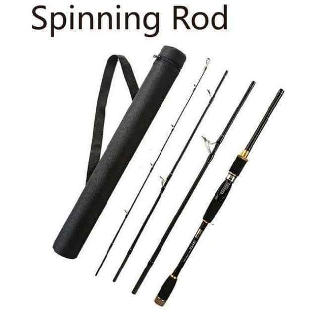 Planet Gates Yellow / 3.0 m Carbon Fishing Rod 2.1m 2.4m 2..7m 3.0m  4 Sections Travel Rod vara de pesca Spinning Casting Rod Packing Tube Feeder