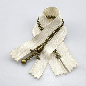 Planet Gates white / 3# / 15cm 10pc Meetee Metal Zippers 15/20/30/40cm 3# Close-end Zip Bronze For DIY Sewing Bags Jeans Shoes Clothing Tailor Craft Acessories