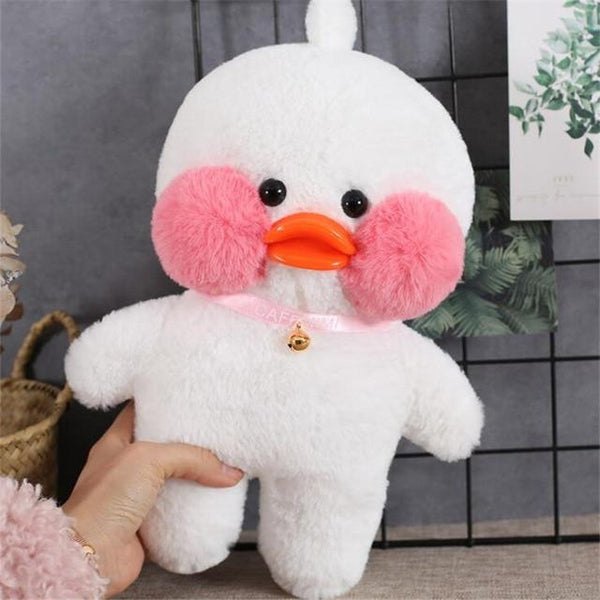 Planet Gates white 30cm Cute Plush LaLafanfan Cafe Duck Lovely Cartoon Plush Toy Stuffed Soft Kawaii Duck Doll Animal Pillow For Children Gifts