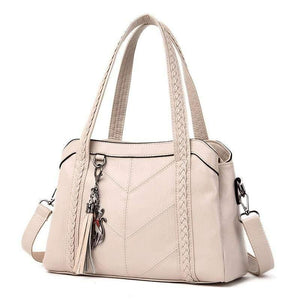 Soft Leather Luxury handbags Women bags Designer Tassel Crossbody Shoulder Bags For Women