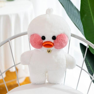 Planet Gates white 30cm New Hyaluronic Acid Duck Plush Dolls Cute Animal Ducks Stuffed Doll Toys For Girl Little Yellow Duck With Glasses Kids Gift