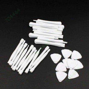 Planet Gates White 30pcs Mixed Spudger Opening Pry Tool /Guitar Pick For Cell Phone iPhone Screen Case Pad Laptop Repair