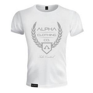 Men Cotton Brand T-shirt Casual Fashion Printed Black t shirt Gyms Fitness Bodybuilding Workout Tees Tops Male Summer Clothing