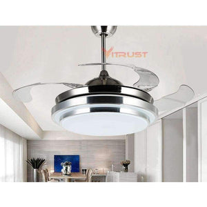 Planet Gates White / 36 inch / 110V Modern Remote Control Ceiling Fan with LED light For Living Room Ventilador de techo Ceiling fans with Lights 36/42 inch