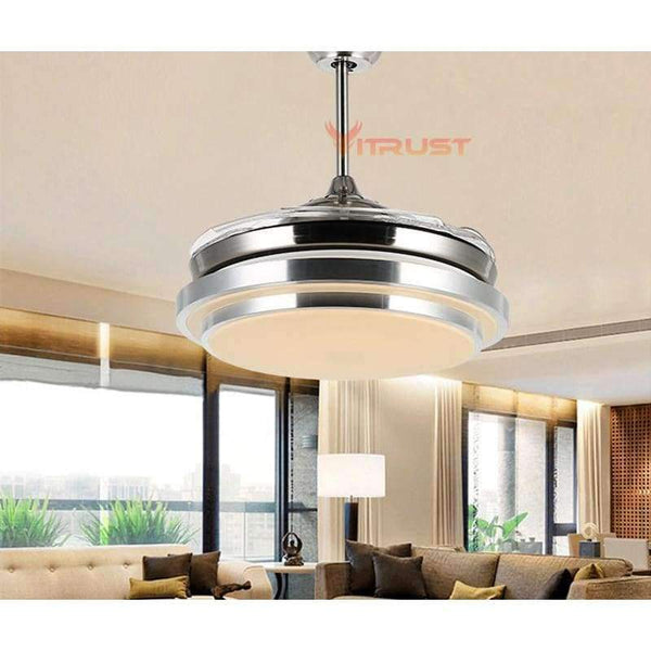 Planet Gates White / 36 inch / 110V Modern Remote Control Ceiling Fan with LED light For Living Room Ventilador de techo Ceiling fans with Lights 36/42 inch
