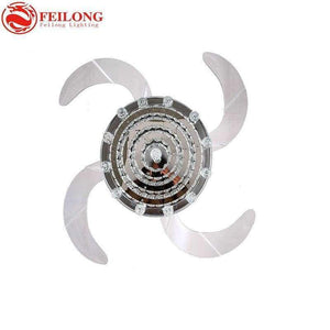 Planet Gates White / 36w / 110V Retractable Blades Crystal ceiling Fan with Led light