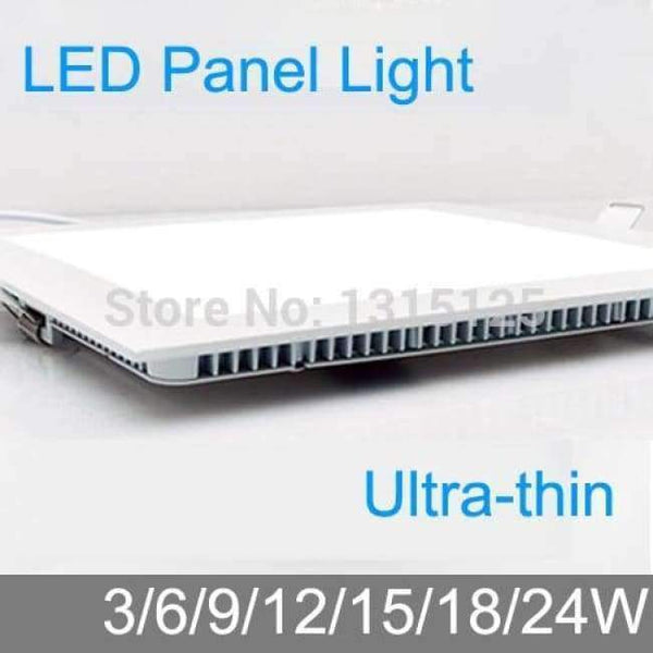 Planet Gates White / 3w Thickness 3W/6W/9W/12W/15W/18W/24W LED downlight  Square LED panel / pannel light led ceiling Recessed fixtures lamp  AC85-265V