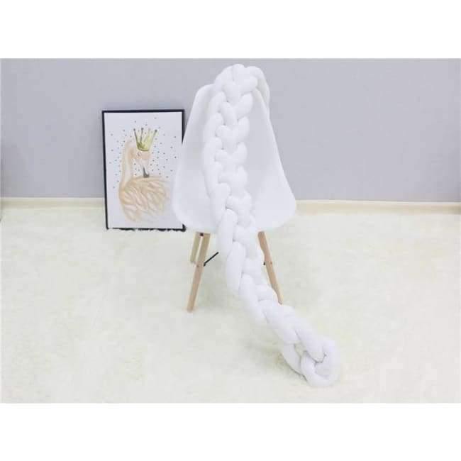 Planet Gates 4 Braids 2 Meter Knot Soft Baby Bed Bumper Crib Sides Newborn Crib Pad Protection Cot Bumpers Bedding for Infant