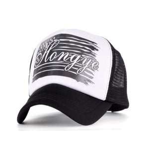 Planet Gates White-4 Five Star Pattern Baseball Cap Women Outdoor Baseball Hat Breathable Men Women Summer Mesh Caps Snapback Gorras