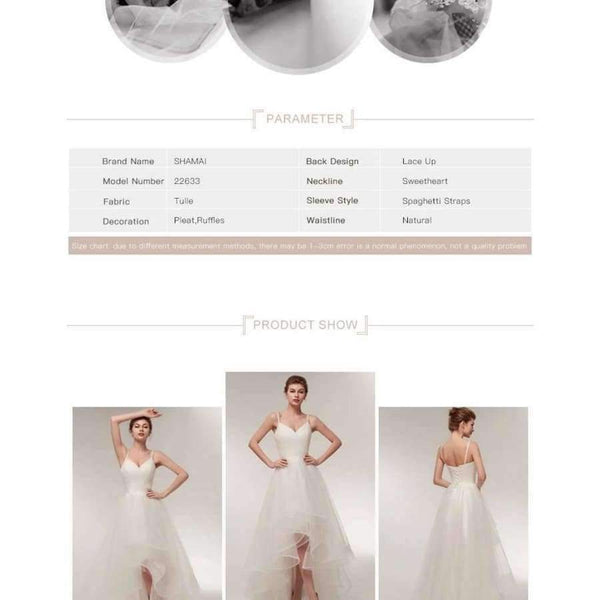 Planet Gates White / 4 / Floor Length Beach Wedding Dresses 2018 Spaghetti Straps Wedding Gowns Cheap Real Photo Vestido De Noiva White Ivory Bride Dress