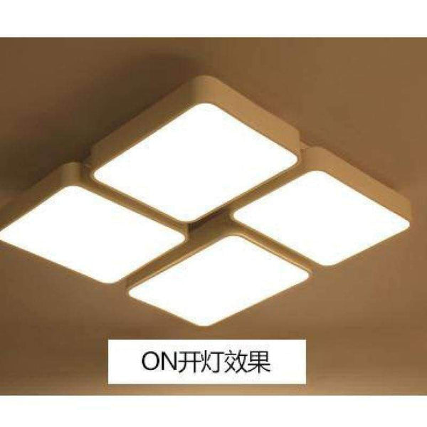 Planet Gates White / 4 pcs white frame Modern Square Led commercial lighting for office Library Warm cool changeable led bar light Ceiling Lamp 4-6 pcs study Luminaria