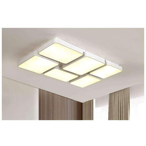 Planet Gates White / 4 pcs white frame Modern Square Led commercial lighting for office Library Warm cool changeable led bar light Ceiling Lamp 4-6 pcs study Luminaria