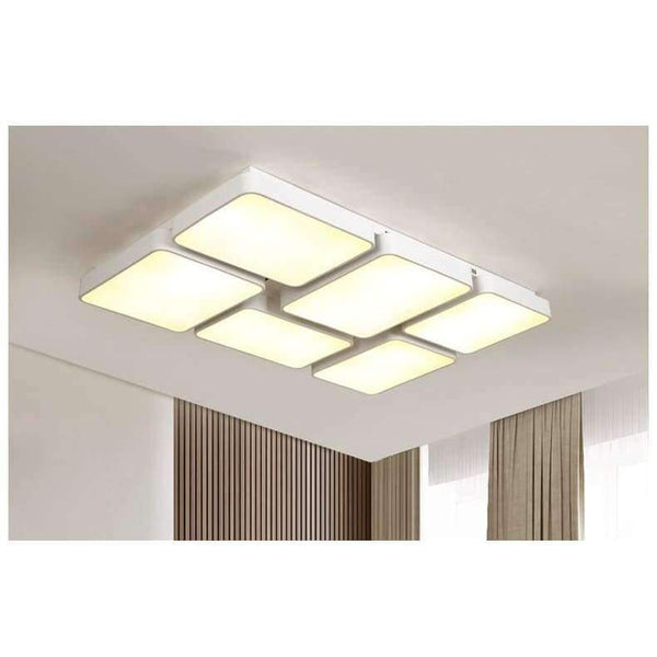 Planet Gates White / 4 pcs white frame Modern Square Led commercial lighting for office Library Warm cool changeable led bar light Ceiling Lamp 4-6 pcs study Luminaria