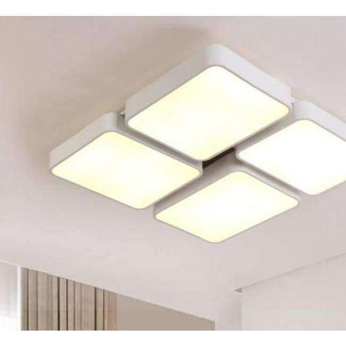 Planet Gates White / 4 pcs white frame Modern Square Led commercial lighting for office Library Warm cool changeable led bar light Ceiling Lamp 4-6 pcs study Luminaria