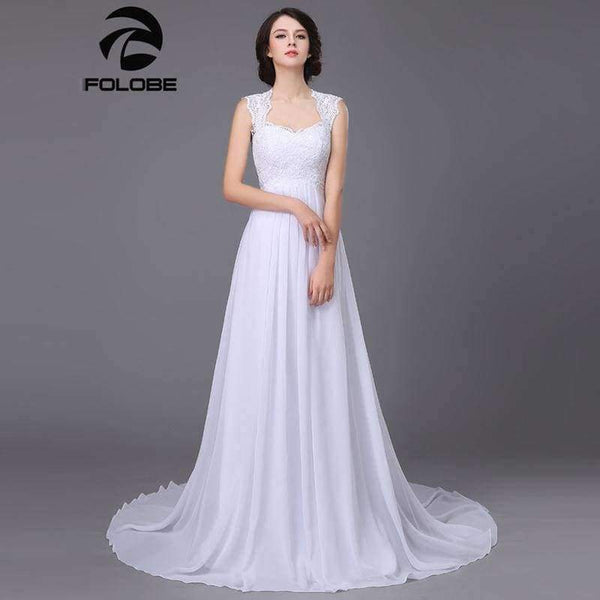Planet Gates White / 4 V-neck Chiffon Lace Up Vestidos De Noiva Pleated Backless Beach A-line Wedding Dresses Robe De Marriage Bridal Gowns