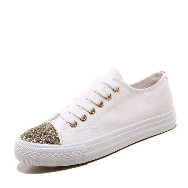 Planet Gates White / 5 MCCKLE Retail Women Casual Vulcanize ShoeS Hot Sale 2017 Spring Female Fashion Lace-up Canvas Comfortable Flat Walking Footwear