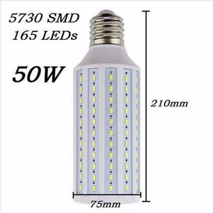 Planet Gates White / 50W B22 Super Bright 5730  50W 60W 80W 100W LED Lamp E27 B22 E40 E26 85-265V Corn Bulbs Pendant Lighting Chandelier Ceiling Spot light