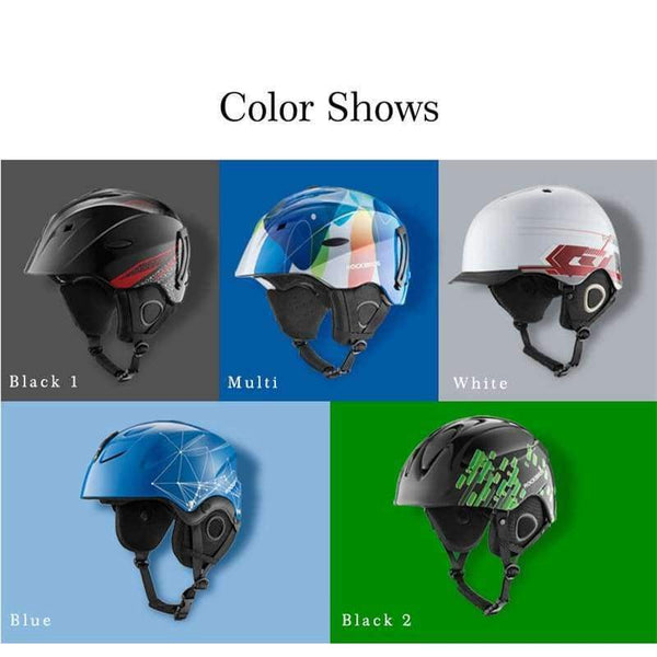 Planet Gates White / 55-58CM Ski Helmet Integrally-molded Skiing Helmets Safety Protect Adult Kids Thermal Ultralight Snowboard Skateboard Helmets