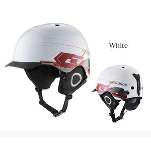 Planet Gates White / 55-58CM Ski Helmet Integrally-molded Skiing Helmets Safety Protect Adult Kids Thermal Ultralight Snowboard Skateboard Helmets