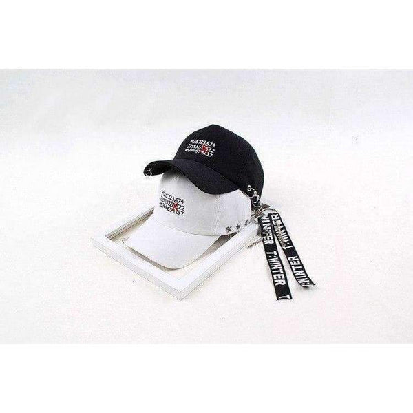 Planet Gates white / 56-58cm / >8Y Casquette 2018 Ulzzang Harajuku Ribbon Baseball Cap Korean Style Fashion Novelty letter Caps For Men Women Casual Snapback Hat