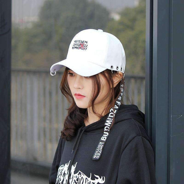 Planet Gates white / 56-58cm / >8Y Casquette 2018 Ulzzang Harajuku Ribbon Baseball Cap Korean Style Fashion Novelty letter Caps For Men Women Casual Snapback Hat