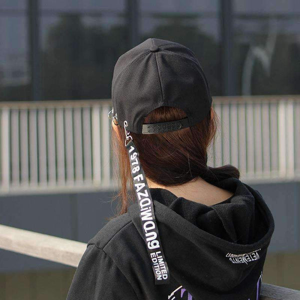 Planet Gates white / 56-58cm / >8Y Casquette 2018 Ulzzang Harajuku Ribbon Baseball Cap Korean Style Fashion Novelty letter Caps For Men Women Casual Snapback Hat