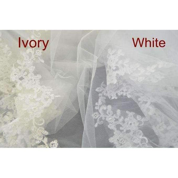 Planet Gates White 5M White/Ivory Wedding Veil Multi-layer long Bridal Veil Head Veil Wedding Accessories Hot Sell MD03034