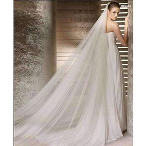 Planet Gates White 5M White/Ivory Wedding Veil Multi-layer long Bridal Veil Head Veil Wedding Accessories Hot Sell MD03034