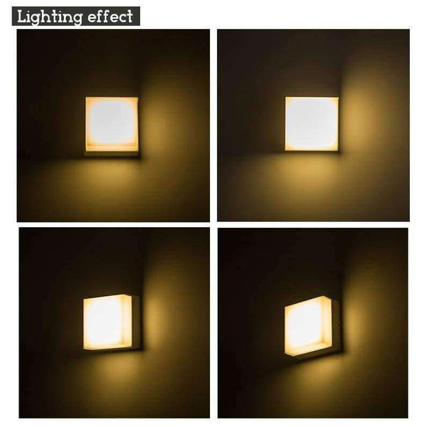 Planet Gates White 5W Waterproof 5W outdoor Led Wall Lamp modern Aluminum led wall light Surface Mounted Led Garden Porch Light