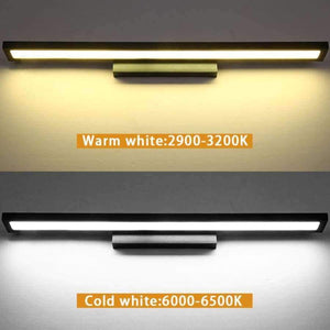Modern Led Mirror Light8W 40Cm 12W 55Cm Wall Lamp Mounted Indoor Lighting Fixture Waterproof 220V Stainless Steel Bathroom