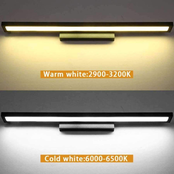 Modern Led Mirror Light8W 40Cm 12W 55Cm Wall Lamp Mounted Indoor Lighting Fixture Waterproof 220V Stainless Steel Bathroom