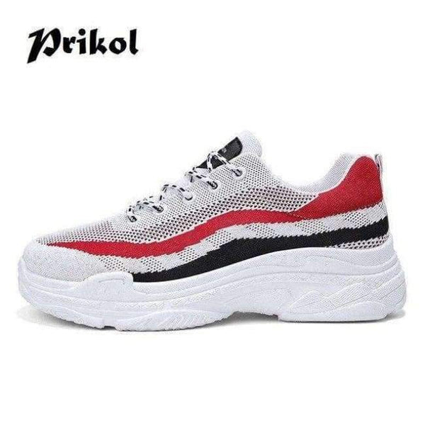 Planet Gates White / 7 Cool Men Sport Shoes Breathable Hombre Tennis Footwear Zapato Mesh Knitted Lace Up Men Sneaker Shoes