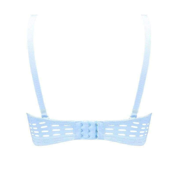 Planet Gates white / 70B New Comfort B Cup Thin Lace Girl Wire Free Bra Push Up Traditional Sexy Women's Underwear Bra Bow Decoration Underwear