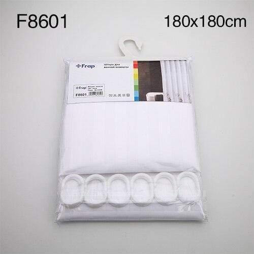 Planet Gates white 7color 180*180cm Popular solid Bathroom Curtains Big Circle  Shower Curtain Fabric Polyester Bath curtains with hooks F8602