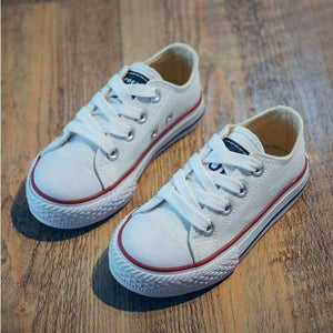 Planet Gates White / 9 Classic Children Canvas Shoes Girls Boys Kids Sneakers 2018 Fashion Casual Baby Running Shoes Solid Color Child Sport Shoes