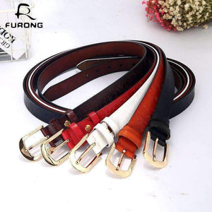 Planet Gates white / 90cm FURONG Female Leather Belt Genuine Cow Skin Women's Belt Black for Jeans Rhinestone Embossing Designer Pin Buckle Belt Lady