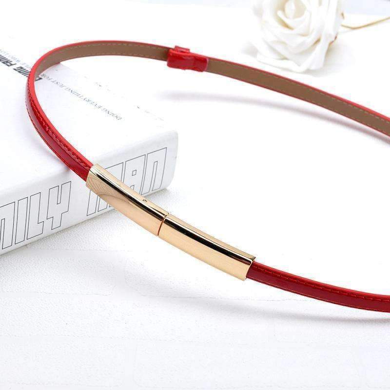 Planet Gates white / 95cm Fashion Newest Design Belts ladie's Luxury Gold buckle  thin belt Free Shipping Genuine leather strap waistband adjustable women