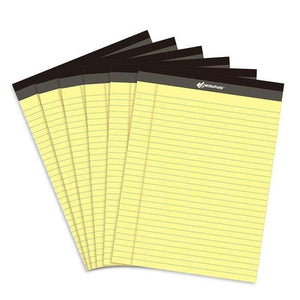 Planet Gates White / A4 Yellow legal writing pad 6PCS A4 Memo Pad USA style 50 sheets/PCS Notebook paper Office School Supplies Notepad