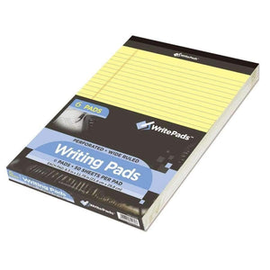 Planet Gates White / A4 Yellow legal writing pad 6PCS A4 Memo Pad USA style 50 sheets/PCS Notebook paper Office School Supplies Notepad