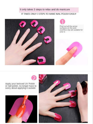 Planet Gates White ABS Double Layer French Powder Box Recycled Nail Powder Storage Box Portable Infiltration Powder Container Nail Tool D302