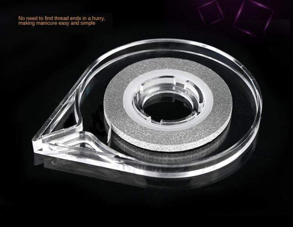 Planet Gates White ABS Double Layer French Powder Box Recycled Nail Powder Storage Box Portable Infiltration Powder Container Nail Tool D302