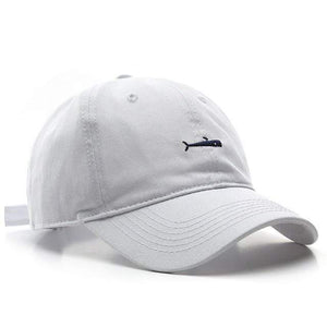 Planet Gates White / Adjustable Fashion Baseball Cap for Men and Women Retro Dad Hats Summer Outdoor Visors Cap Unisex Snapback Hat Fish Embroidery Hat