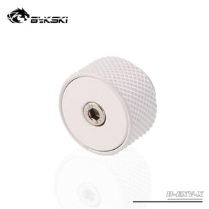 Planet Gates White Air Valve Water Plug Air Pressure Reliever Decompression G1/4 Thread Exhaust Stopper MOD Water Cooler Accessories B-EXV-X