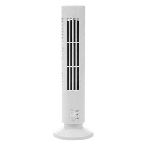 Planet Gates White Alloet Mini Air Ventilation Tower Fan Cooling USB Bladeless Fan Ventilator Small Air Conditioning Home Appliances for Summer