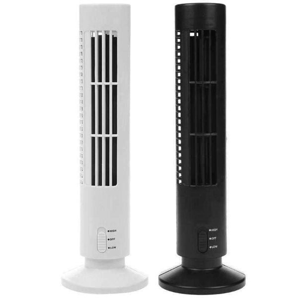 Planet Gates White Alloet Mini Air Ventilation Tower Fan Cooling USB Bladeless Fan Ventilator Small Air Conditioning Home Appliances for Summer