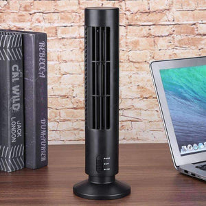 Planet Gates White Alloet Mini Air Ventilation Tower Fan Cooling USB Bladeless Fan Ventilator Small Air Conditioning Home Appliances for Summer