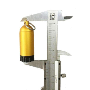 Planet Gates White Aluminum Alloy Mini Scuba Tank with One Pick Needle and 12 Different Size O-rings Scuba Diving Accessories