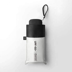 Planet Gates White Anti-UV Pocket Mini Umbrella Rain Women Windproof Durable 5 Folding Sun Umbrellas Portable Sunscreen Female Parasol