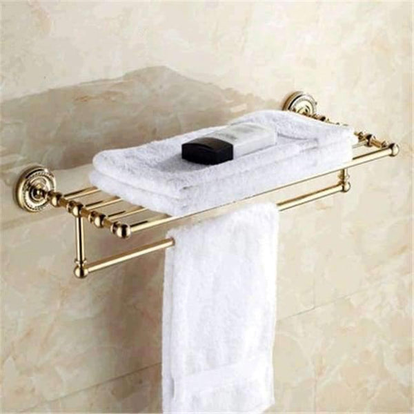 Planet Gates White Antique Gold Brass Carved Bath Decoration Polished Bathroom Accessories Mounting Bath Hardware Set Bathroom Products